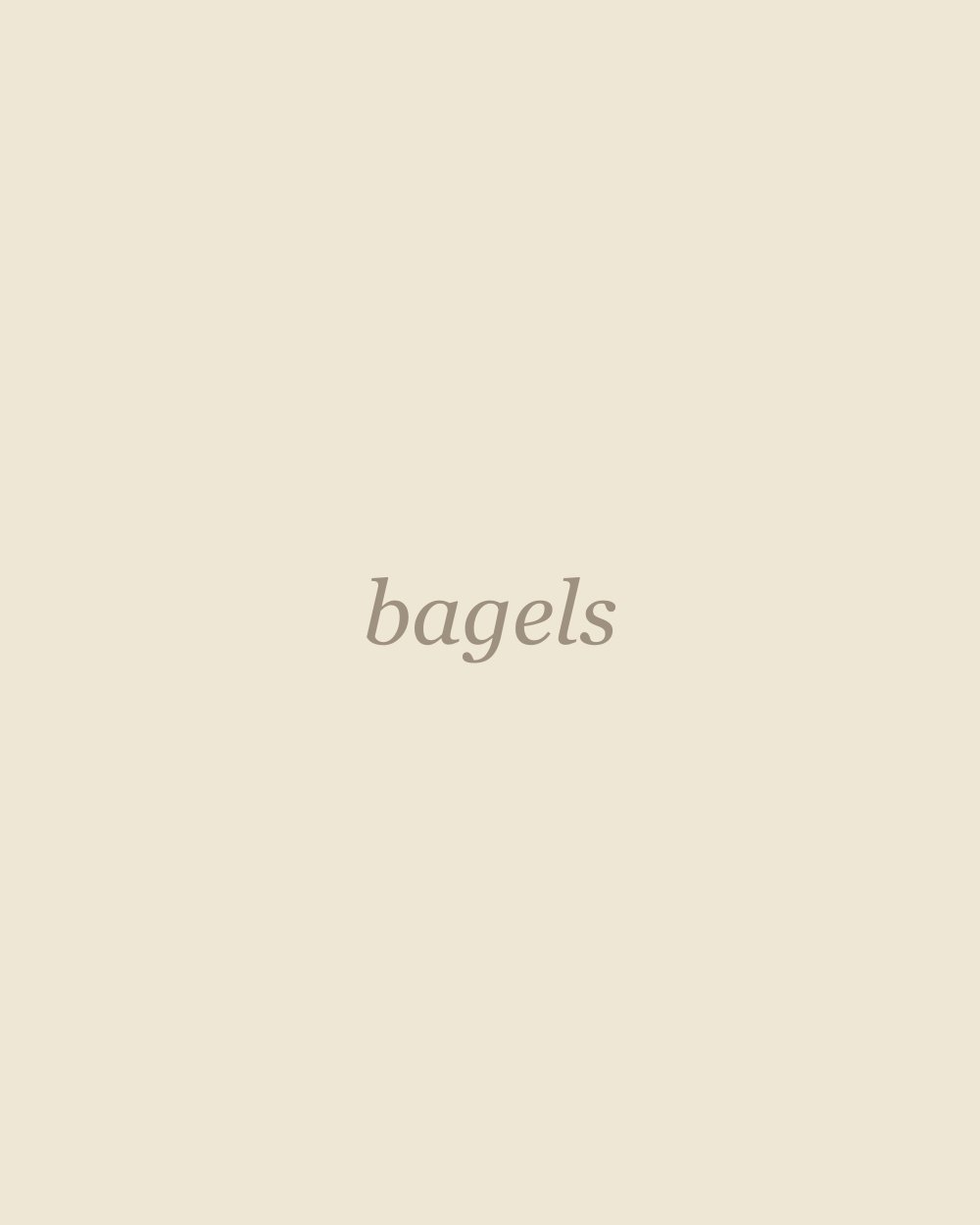 Sourdough Bagels